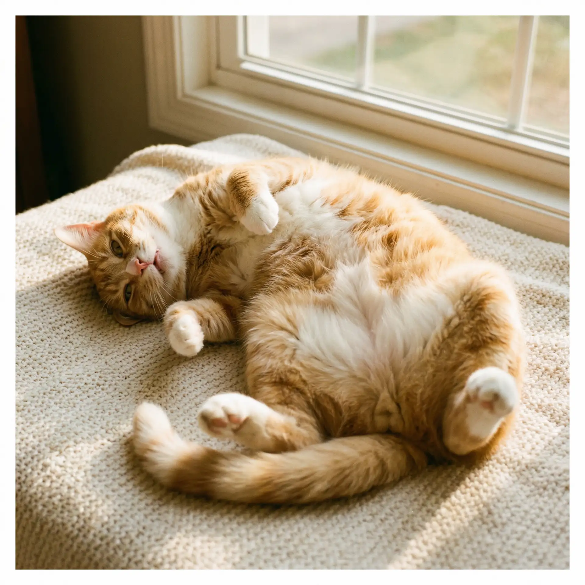 猫咪仰躺露出肚皮 - 守望的天空在线观看